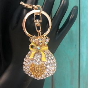 🌟 Golden bag Keychain/Purse charm 🌟